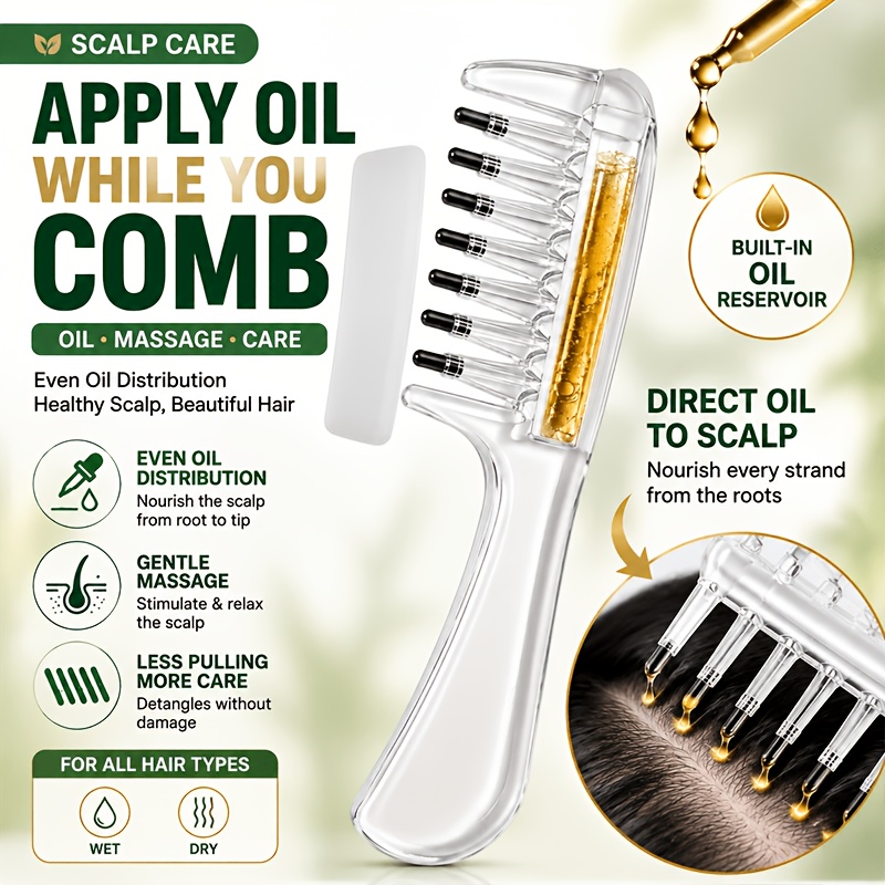 Root Stimulator Liquid - Saç Derisi Yağı Uygulama Tarağı, Serumlar
