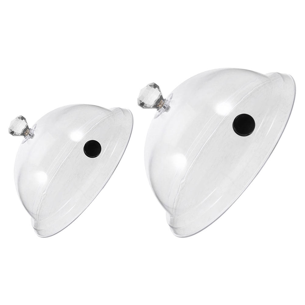Plastic Dome Clear - 2 Adet Sigara İçme Kubbesi Akrilik