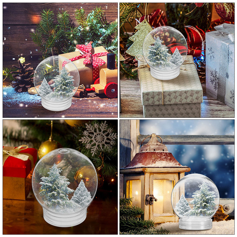 6 Adet Kar Küresi Şeklinde Şef - Plastic Dome Clear incelemesi ve fiyatı