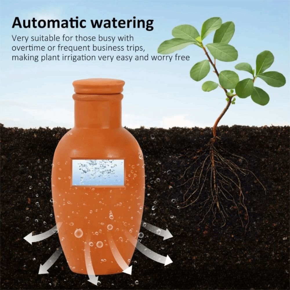 4 Adet Terracotta Malzemeli Ot - Self Watering Insert incelemesi ve fiyatı